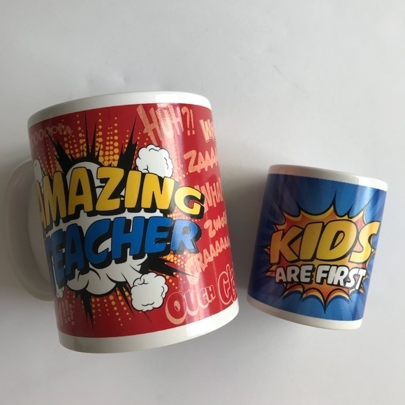 NEW Kids First Teacher‎ Cup Combo Set - Picture 4 of 6